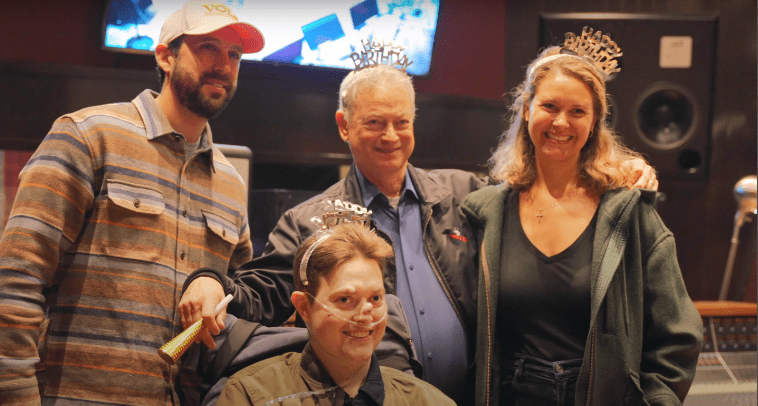 McCanna Anthony "Mac" Sinise, Gary Sinise and friends and family posing for a...<!-- CONTENT END 2 -->
						</div>
						<!-- End Content -->
											</div>
				</div>
						</article>
		
	<aside class="sidebar c-4-12">
		<div id="sidebars" class="sidebar">
			<div class="sidebar_list">
				<aside id="search-2" class="widget widget_search"><form method="get" id="searchform" class="search-form" action="https://celebnewsflash.com" _lpchecked="1">
	<fieldset>
		<input type="text" name="s" id="s" value="Search the site" onblur="if (this.value == 